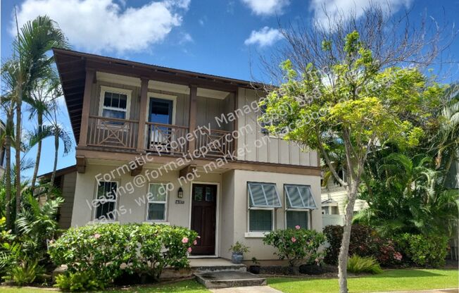 Pet-Friendly Elegant 4-Bedroom Home with Loft in Prestigious Hoakalei Ka Makana