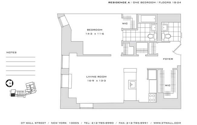 1 bed, 1.5 baths, 13,437 sqft, $4,850, Unit 23A