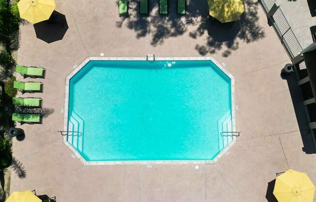 Heated Pool at Eucalyptus Grove Apartments California