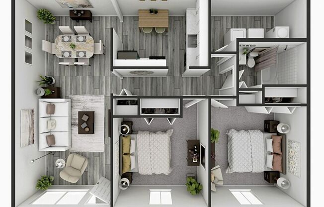 2 beds, 1 bath, 864 sqft, $1,099, Unit 5639 UD