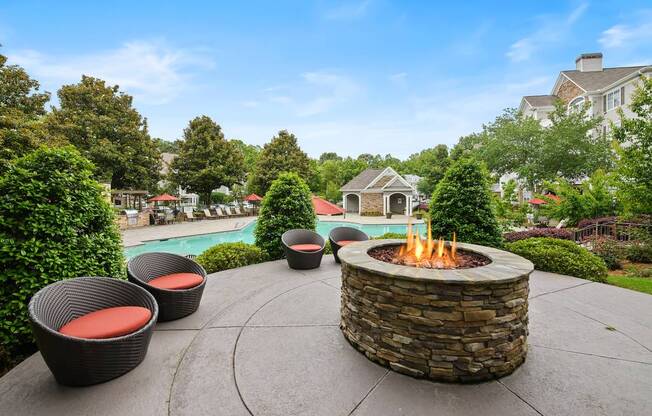 Fire Pit at Crestmark Apartment Homes, Lithia Springs, GA
