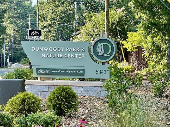 Dunwoody Park & Nature Center Entrance