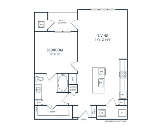 1 bed, 1 bath, 855 sqft, $2,001