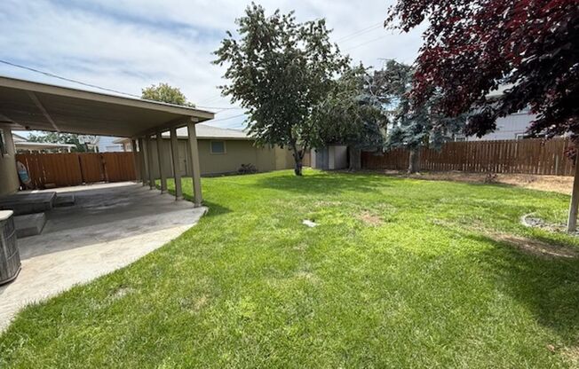 3 Bedroom 1.25 Bath with 2 car garage