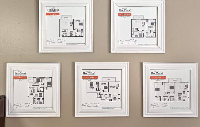 1 and 2 bedroom apartment floor plans