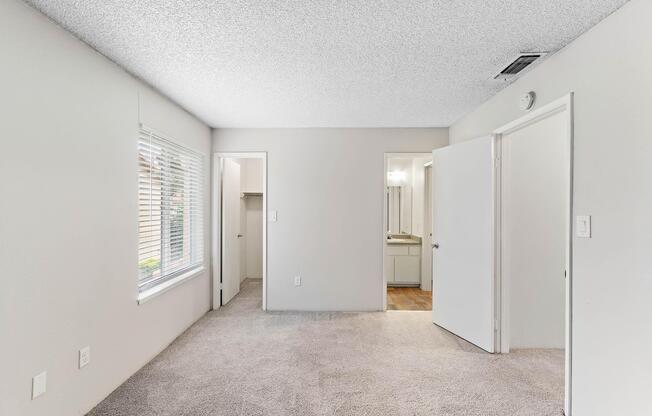a door in a room