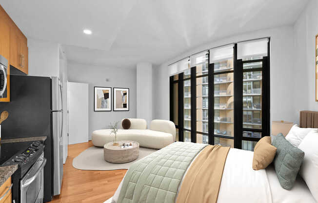 Bedroom with Hard Surface Flooring
