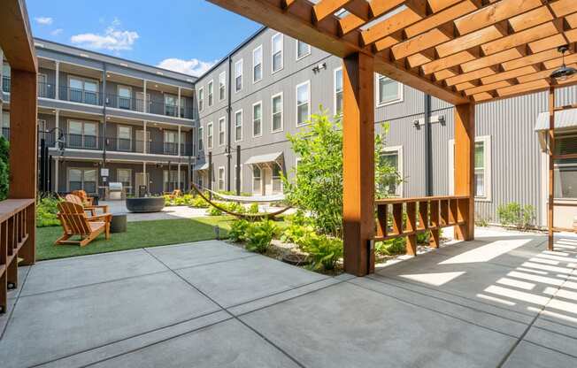 Courtyard with Pergola