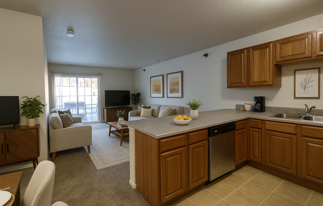 2 beds, 1 bath, $1,130, Unit B-106