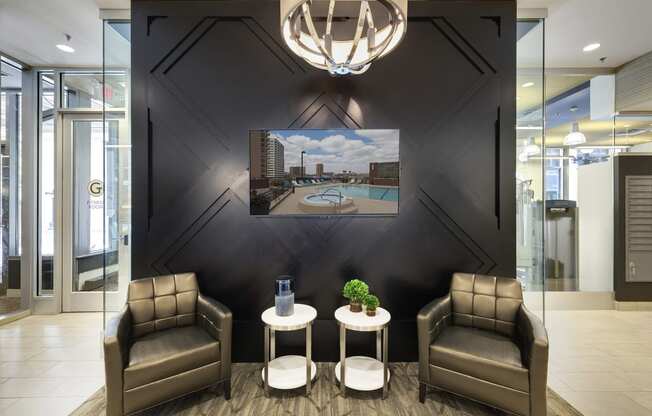 Galtier Towers Apartments in Lowertown, St. Paul, MN Exquisite Lobby