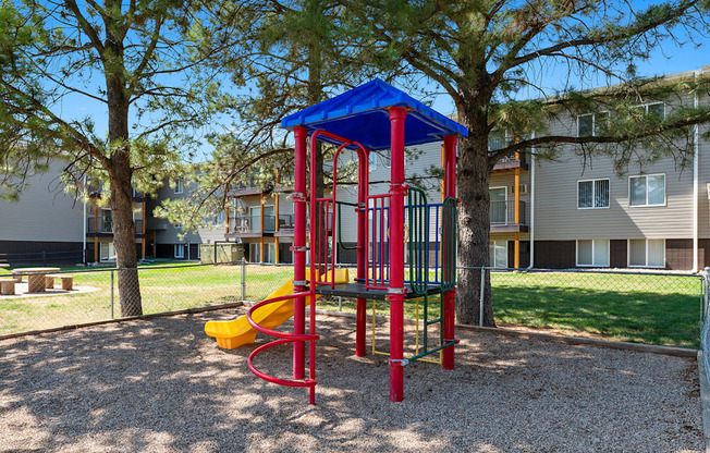 our playground is in front of our apartments