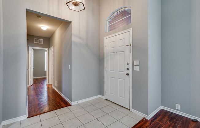 Spacious 4 bedrm with 3 bath, and 2 living area home and Game rm. Tile entry which leads all the way into a spacious kitchen