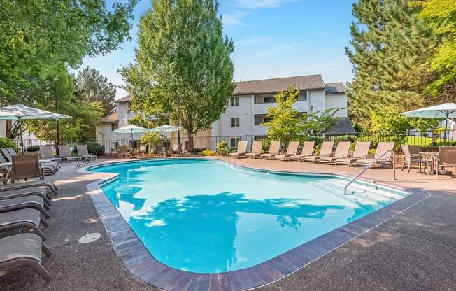 Elmonica Court seasonal swimming pool deck, Beaverton, OR , 97006