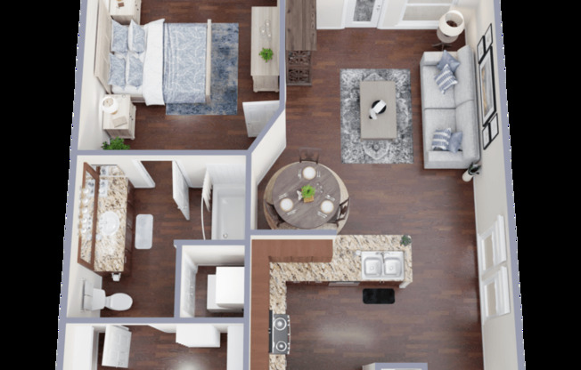 1 bed, 1 bath, 675 sqft, $1,150