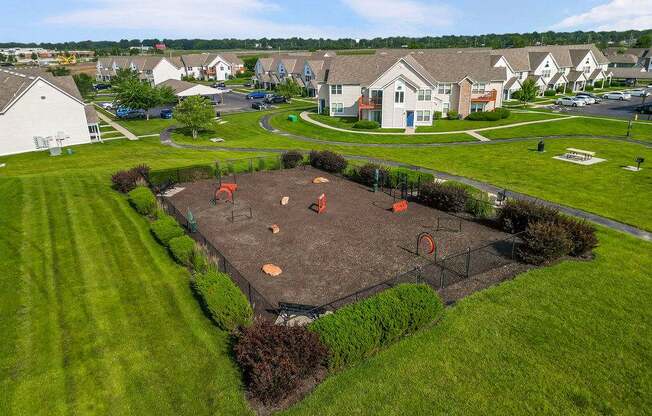 Dog Park with Equipment