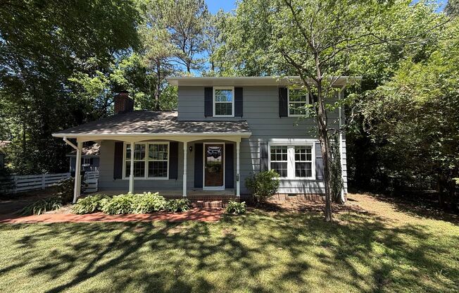 **OFFERING REFUNDABLE APPLICATION FEES & $150 MOVE IN PROMOTION** Terrific 3BD, 1.5BA North Raleigh House with Modern Updates and Private Backyard