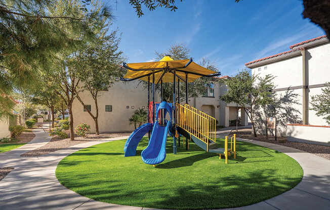 Almeria at Ocotillo apartments exterior playground