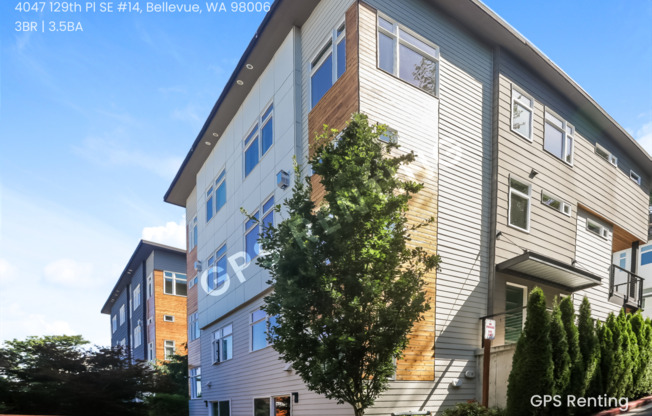 Luxurious Townhome in Prime Bellevue Location – Available Immediately!