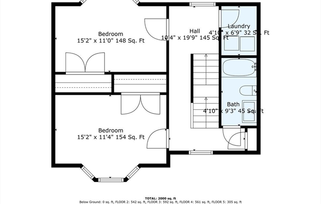 3 beds, 2.5 baths, 1,996 sqft, $4,500, Unit B