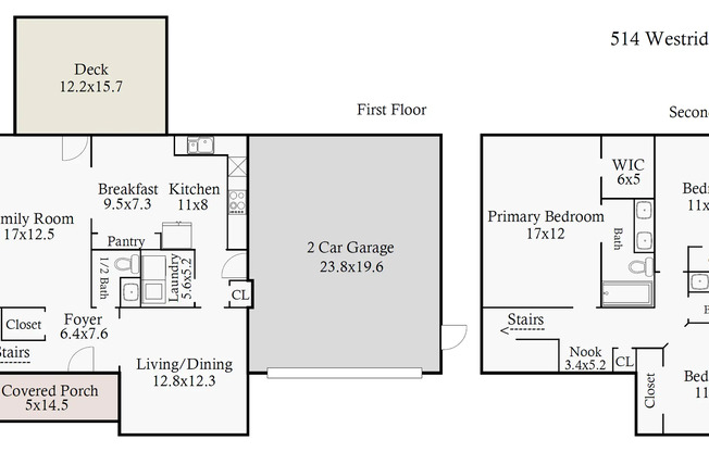 3 beds, 2.5 baths, $2,195