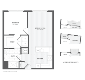 1 bed, 1 bath, 744 sqft, $2,648