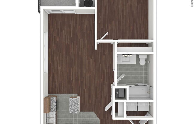 1 bed, 1 bath, 754 sqft, $1,550