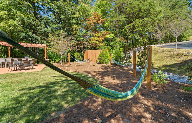 Hammock Area  located at Rise at Signal Mountain in Chattanooga, TN 37405