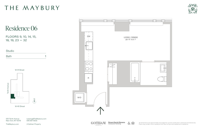 1 bed, 1 bath, $3,900, Unit 1806