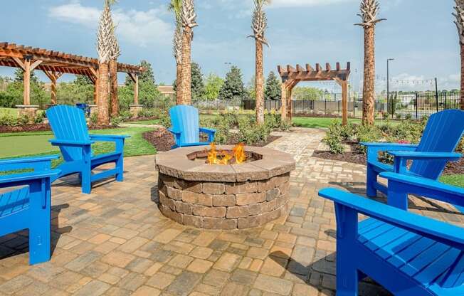 Fire Pit at Residence at Riverwatch, Agusta, GA