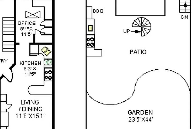 1 bed, 1 bath, 850 sqft, $2,750, Unit 2L