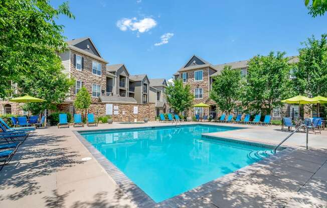 View of Pool at Trailside Apartments