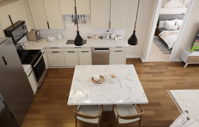 1 bed, 2 baths, 981 sqft, $1,236