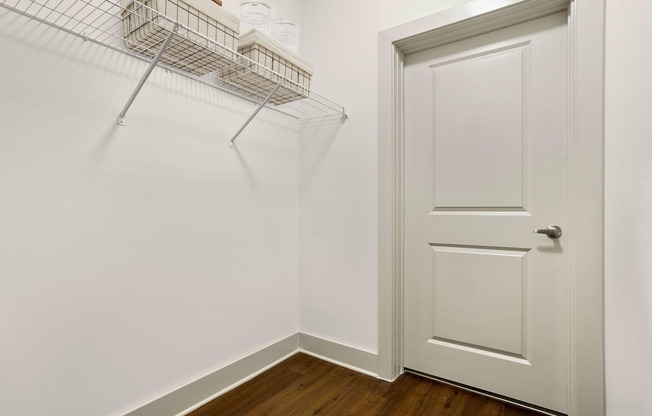 Upgraded Modern Gray Finish Home - Walk-in Closet