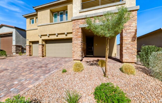 2023-Built Liberty Floorplan-NEXT-GEN Suite w/3338 sq ft living space w/5 BR’s, 4 1/2 BA's, 3 car w/pool & spa & 2 Solar Systems