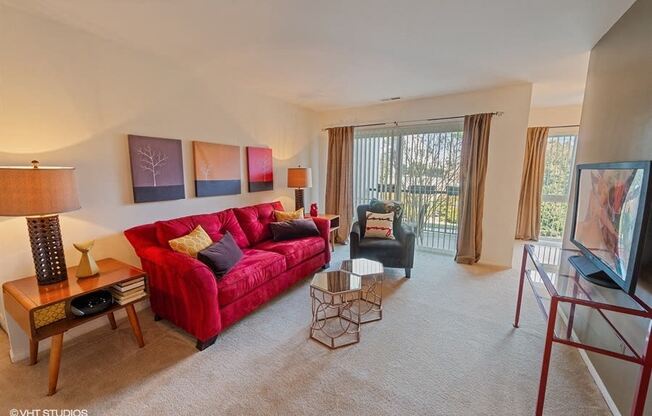 Living Room  at The Residences At The Manor Apartments in Frederick, MD