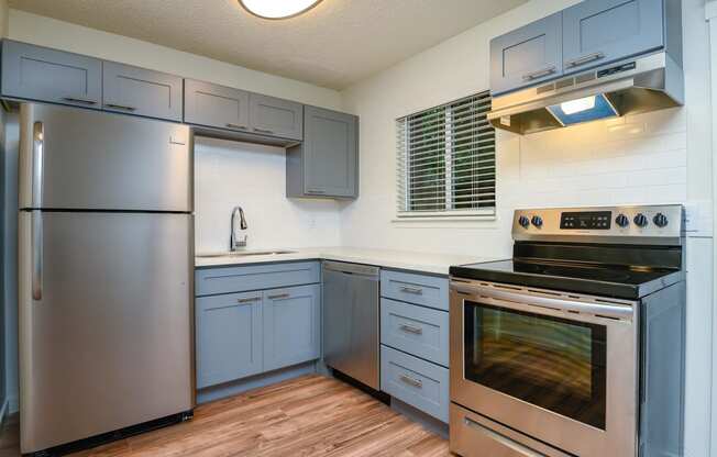 The Hideaway | Kitchen with Stainless Steel Appliances
