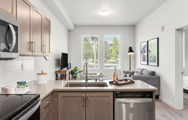 1 bed, 1 bath, 596 sqft, $1,455, Unit 308
