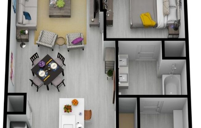 1 bed, 1 bath, 866 sqft, $2,256, Unit 322