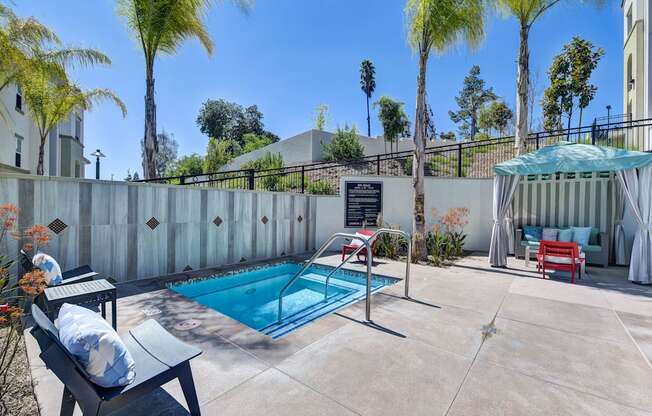 pool at Seta Apartments