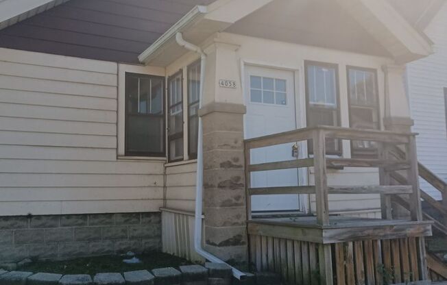 2 bedroom single family home with detached garage