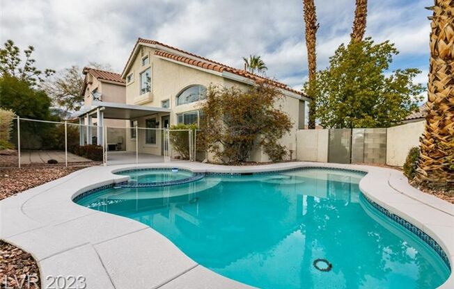 STUNNING 2 STORY HOME IN SUMMERLIN WITH POOL 89134