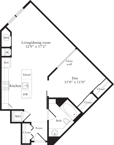 Studio, 1 bath, 736 sqft, $2,363, Unit 232
