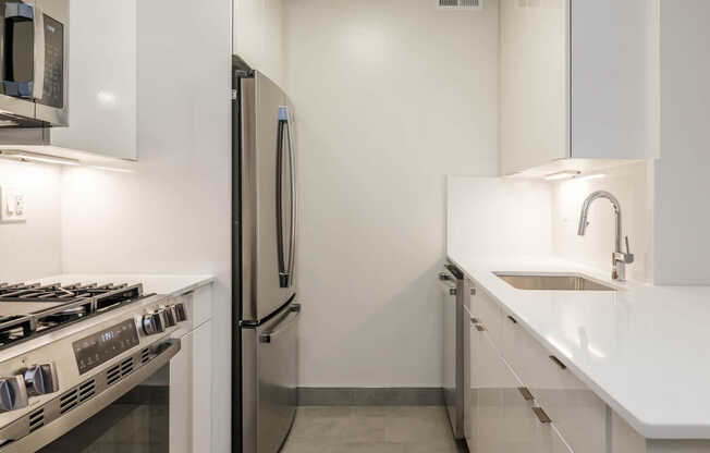 Kitchen with Stainless Steel Appliances