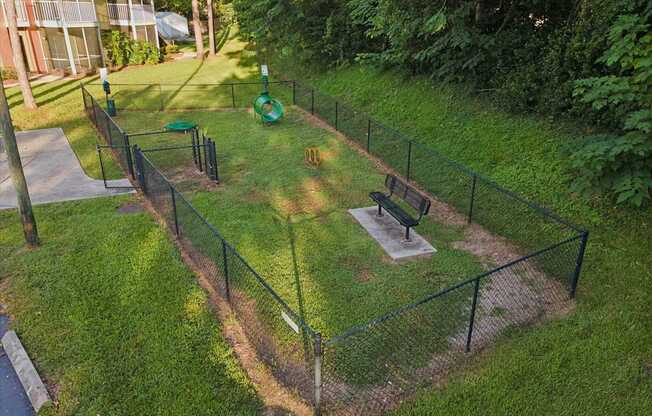 Aerial View of Dog Park
