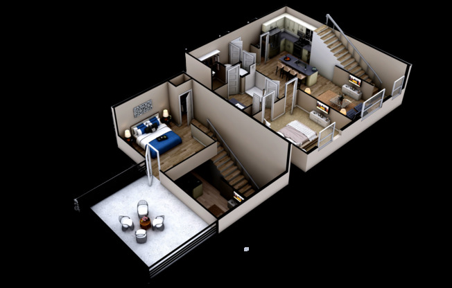 1 bed, 1 bath, 982 sqft, $2,386