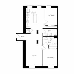 2 beds, 2 baths, 1,115 sqft, $1,941