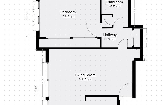 1 bed, 1 bath, 694 sqft, $3,900, Unit 15