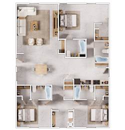 3 beds, 4 baths, 1,856 sqft, $1,969