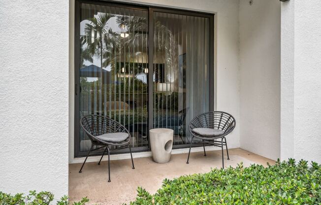 Private Patio at Barcelona Jupiter, Florida, 33458