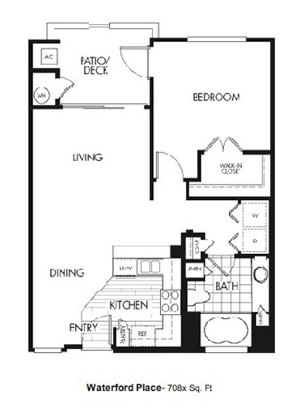 1 bed, 1 bath, 599 sqft, $2,360